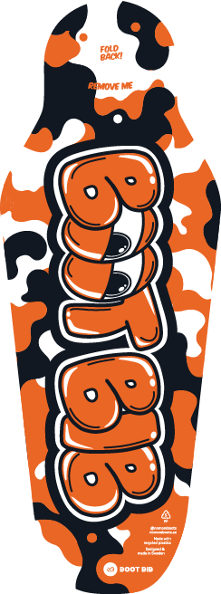 Boot Bib Junior Camo Orange